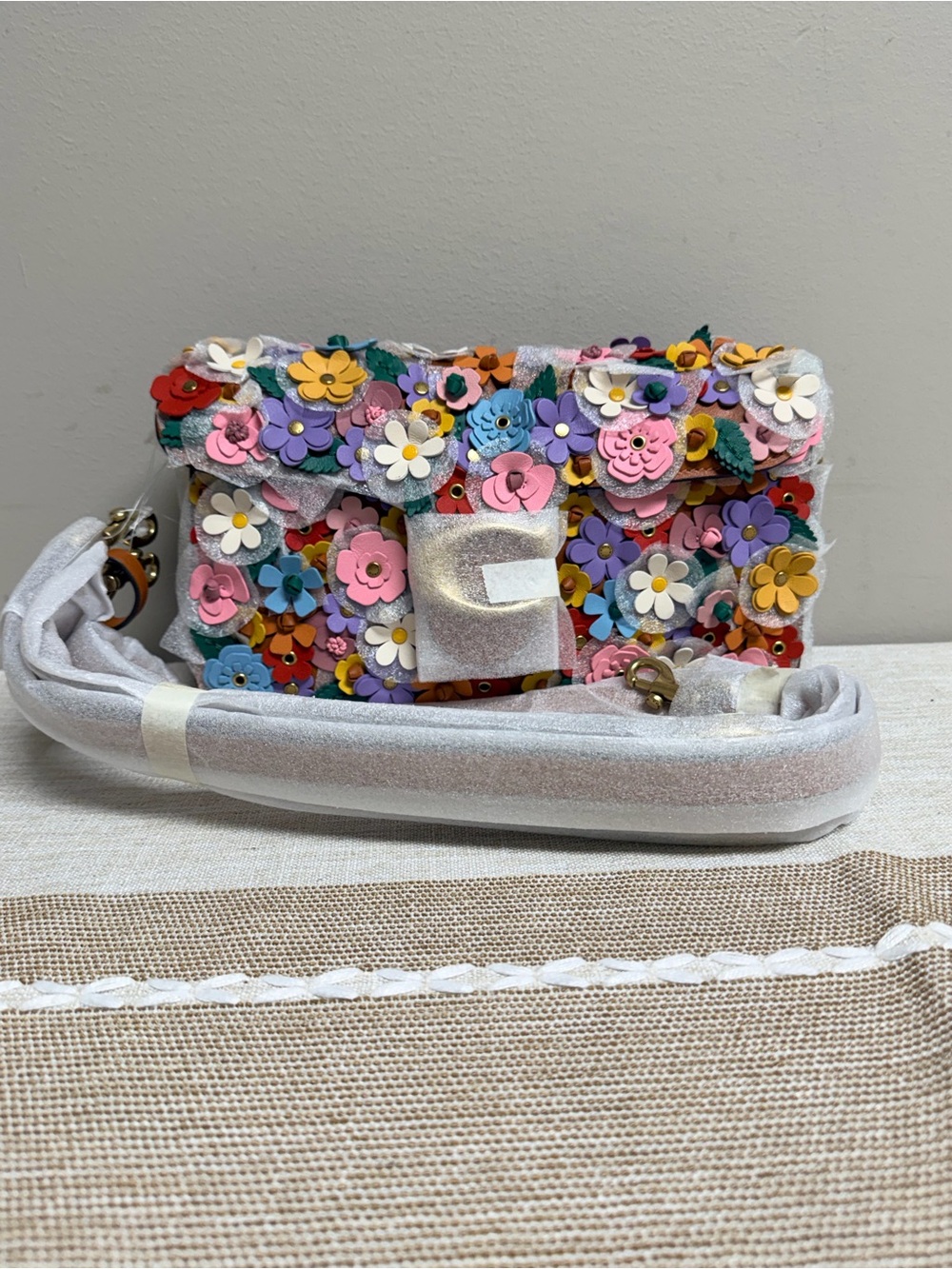 Coach Tabby 26 3D Floral Appliqué